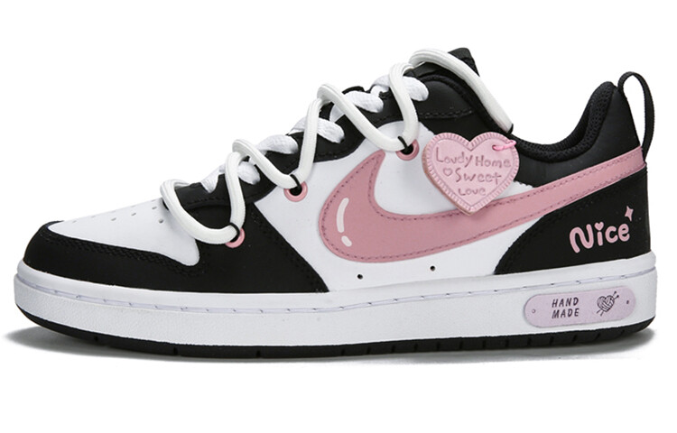 

Женские кроссовки для скейтбординга Nike Court Borough Low, Black/Pink