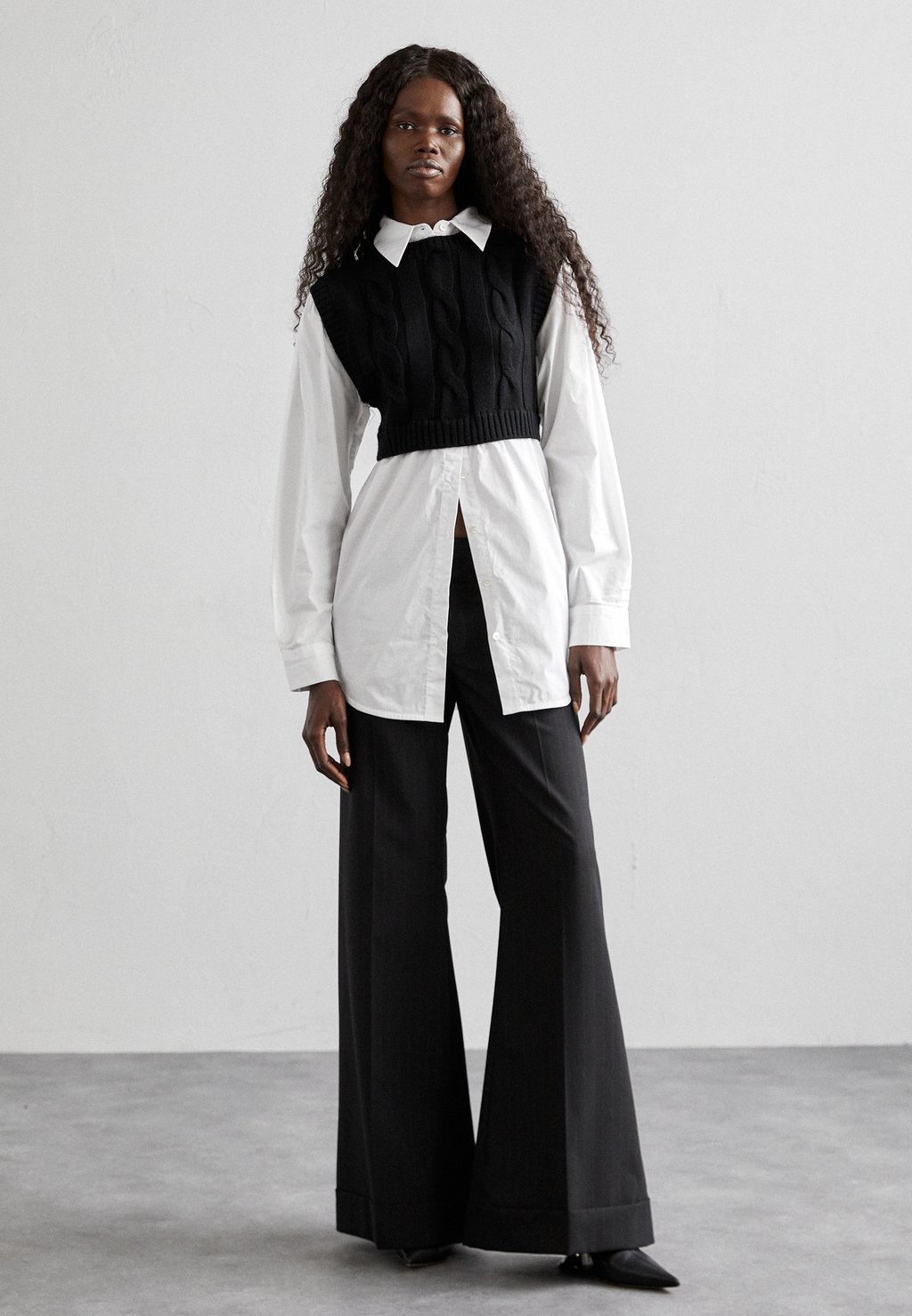 Блузка Cooper STAUD, цвет black/white