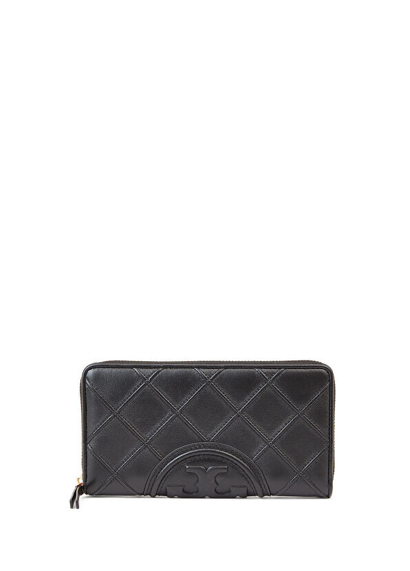 

Женский кожаный кошелек с логотипом Tory Burch, черный