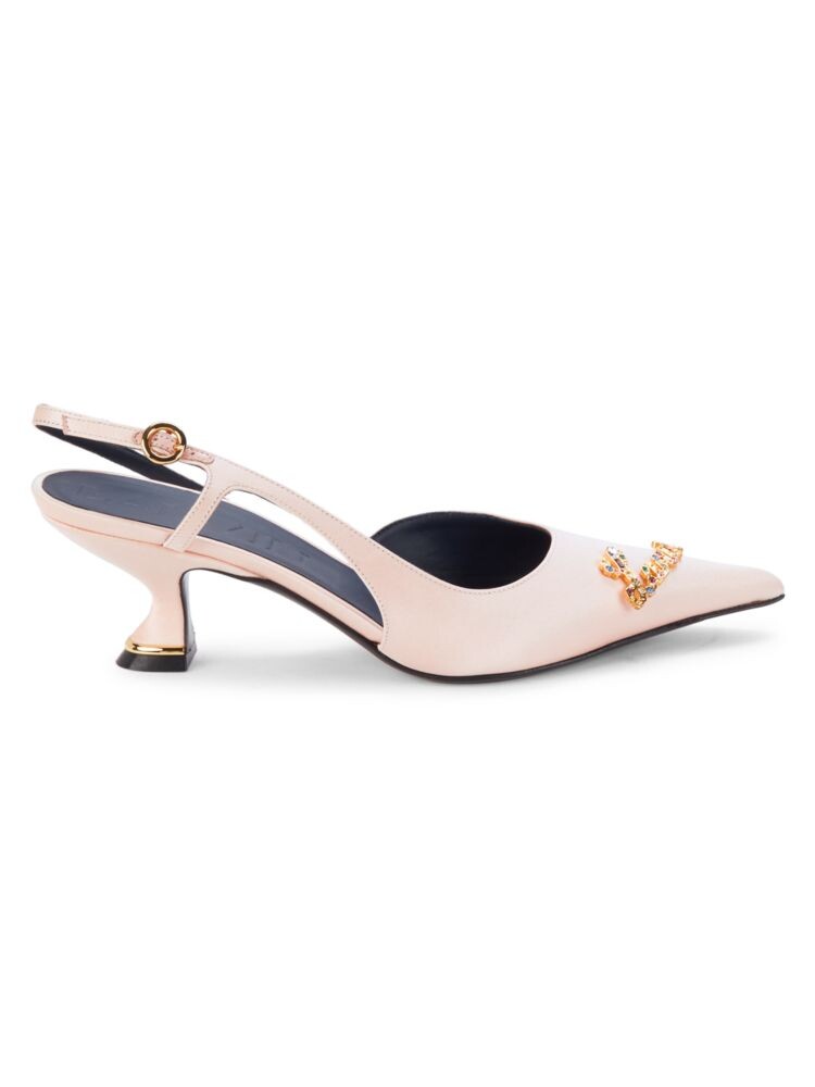 

Туфли Rita с пяткой на пятке и декором Lanvin, цвет Light Pink