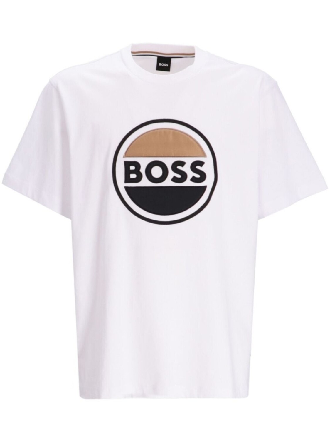 

BOSS футболка с вышитым логотипом, белый