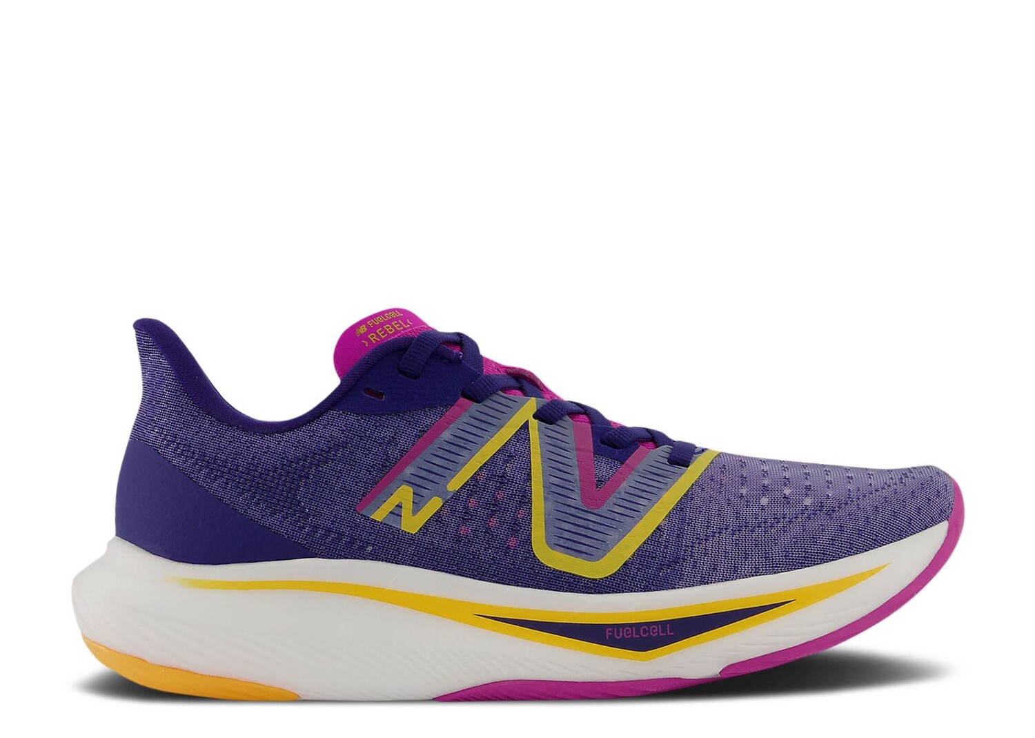 

Кроссовки New Balance Wmns Fuelcell Rebel V3 'Blue Magenta Pop', синий