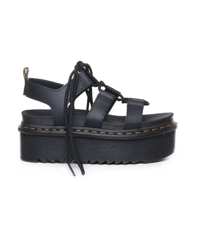 

Классические кожаные сандалии Dr. Martens, черный