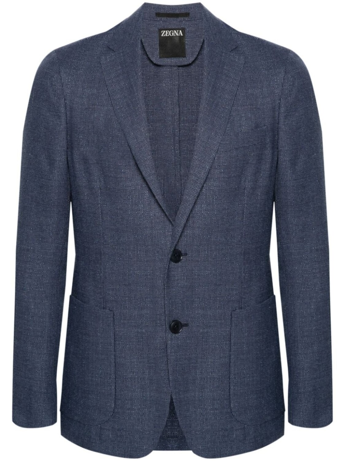 

Zegna однобортный пиджак, синий