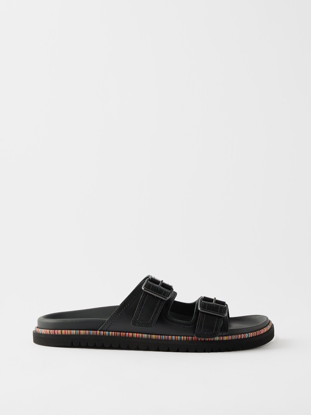 

Кожаные сандалии phoenix с пряжками Paul Smith, черный
