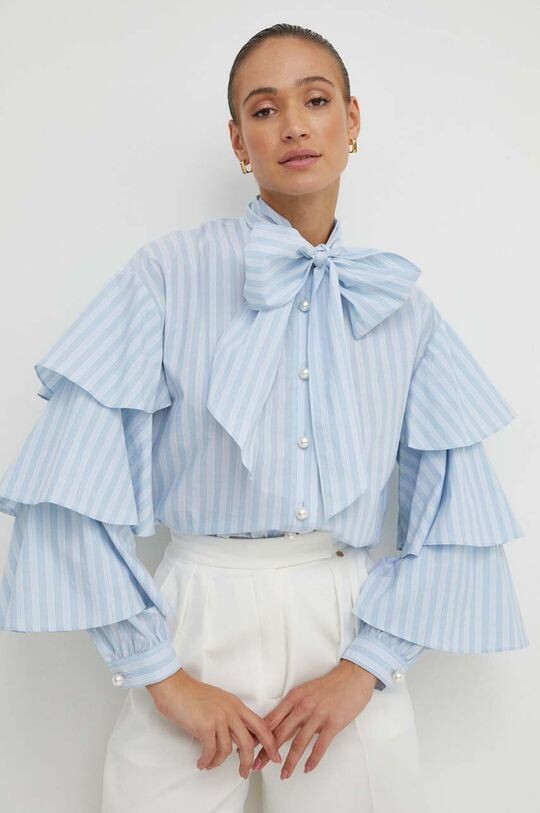 

Рубашка из хлопка на заказ Custommade, синий