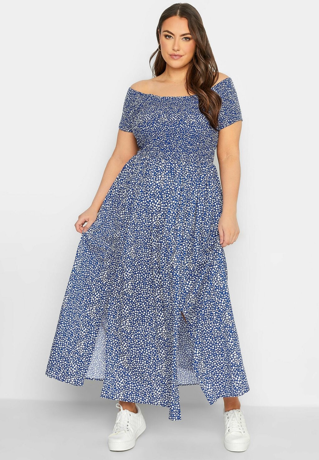 

Длинное платье Yours Clothing, синий