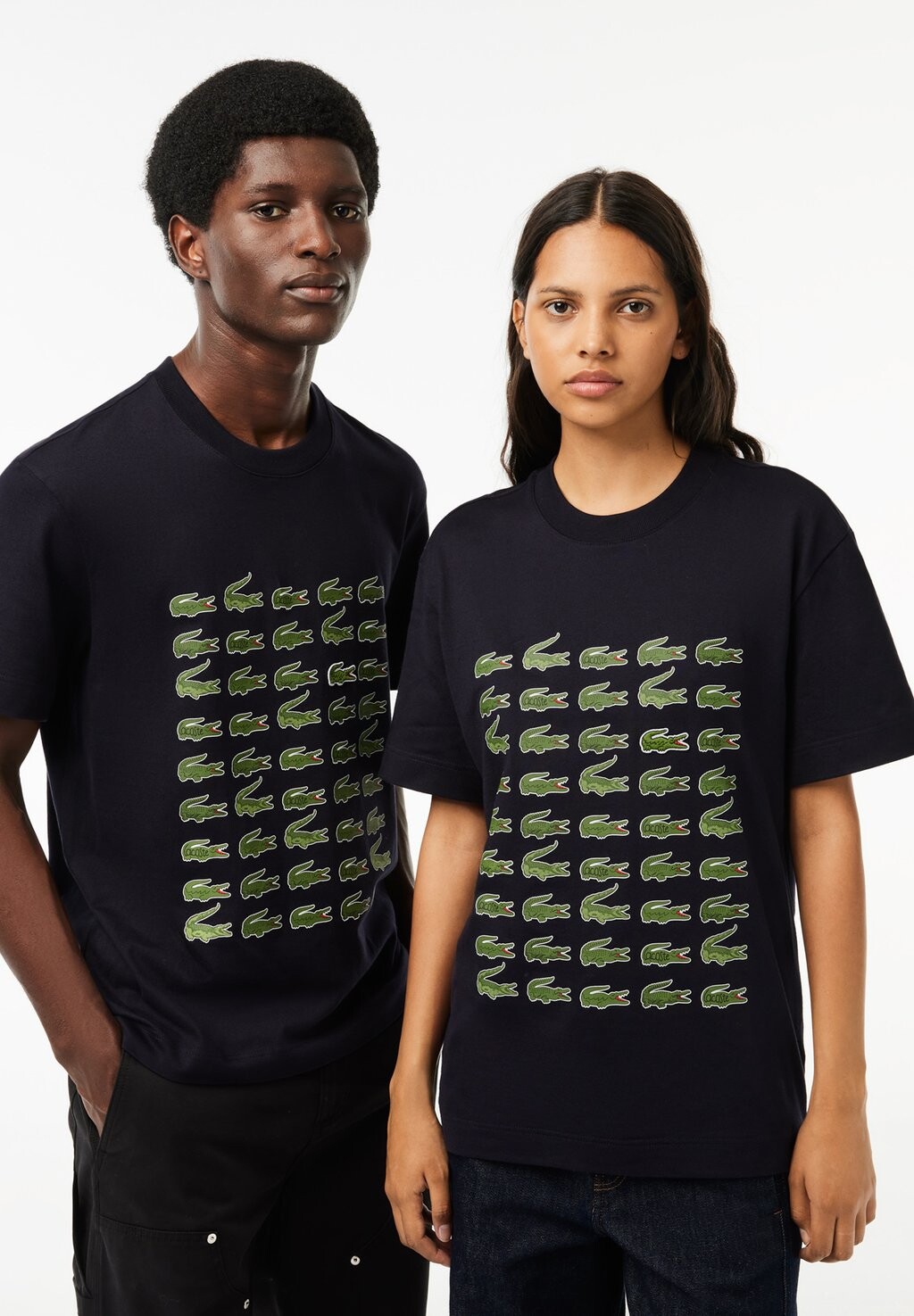 

Футболка с принтом С ЭМБЛЕМАТИЧЕСКИМ ПРИНТОМ УНИСЕКС Lacoste, hde