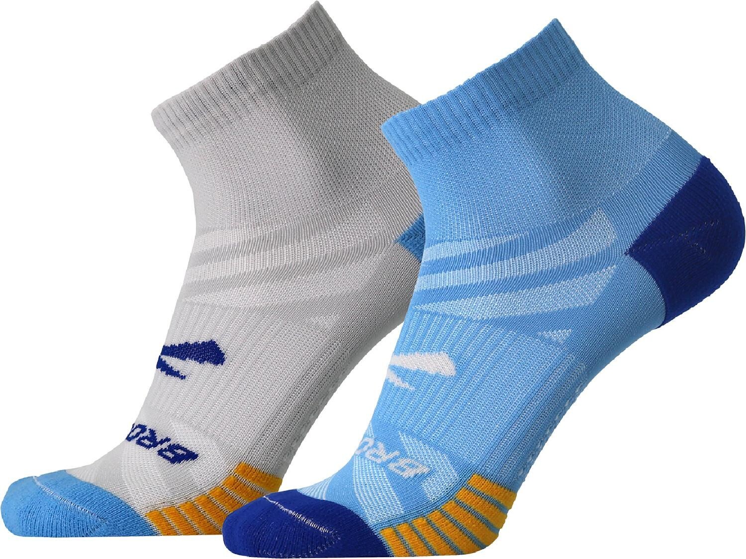 

Носки Ghost Lite Quarter — 2 пары Brooks, синий