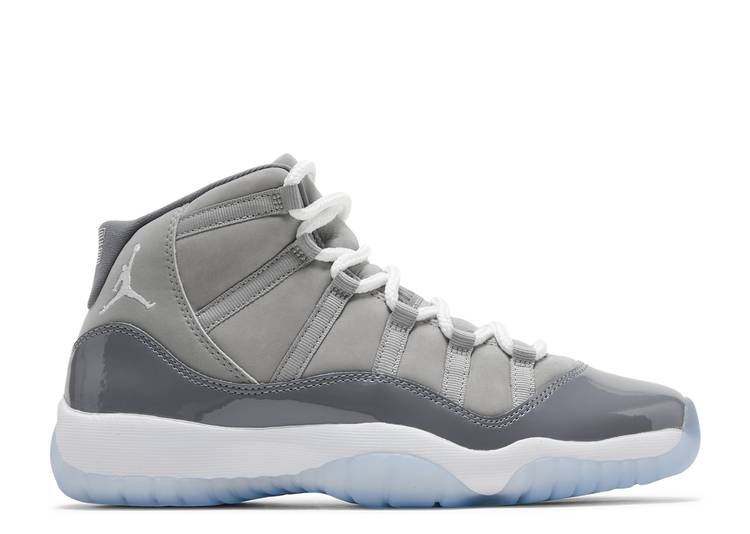 

Кроссовки AIR JORDAN 11 RETRO GS 'COOL GREY' 2021, серый