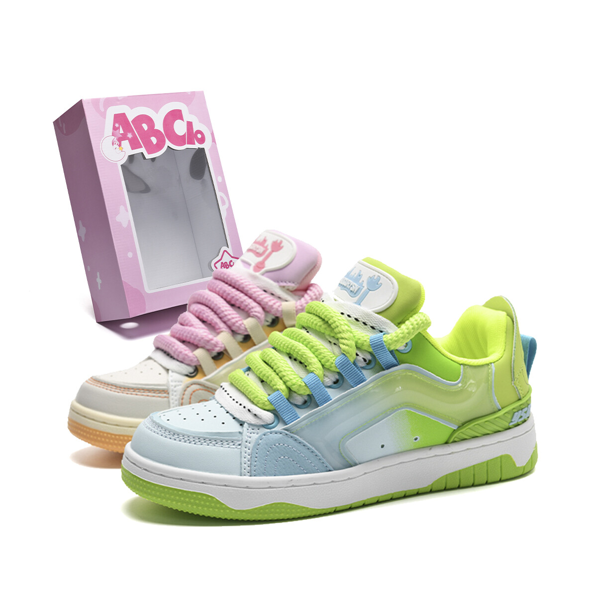 

Кроссовки ABCIO Skateboarding Shoes Unisex Low-top, фиолетовый