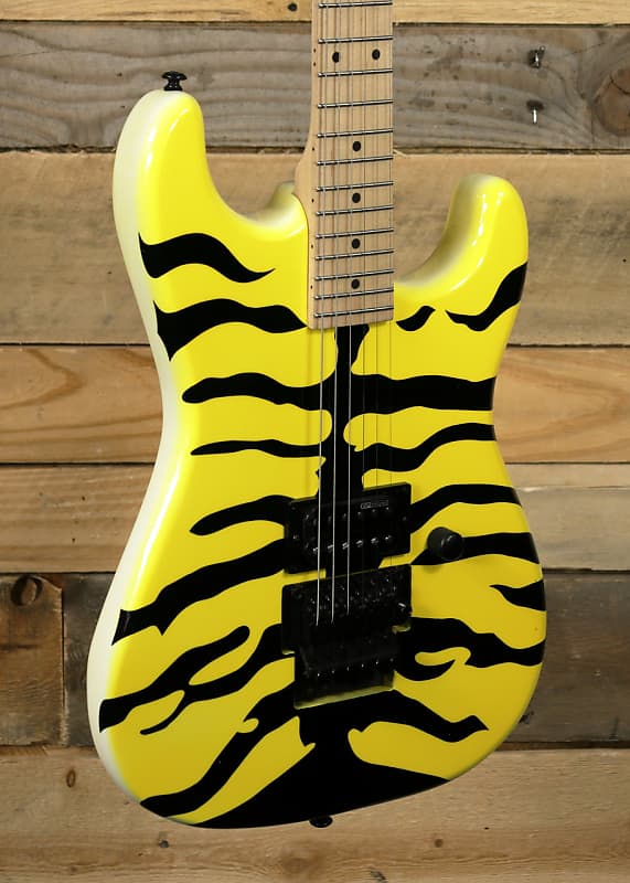 Электрогитара ESP LTD George Lynch GL-200MT Electric Guitar Yellow W/ Tiger Graphic