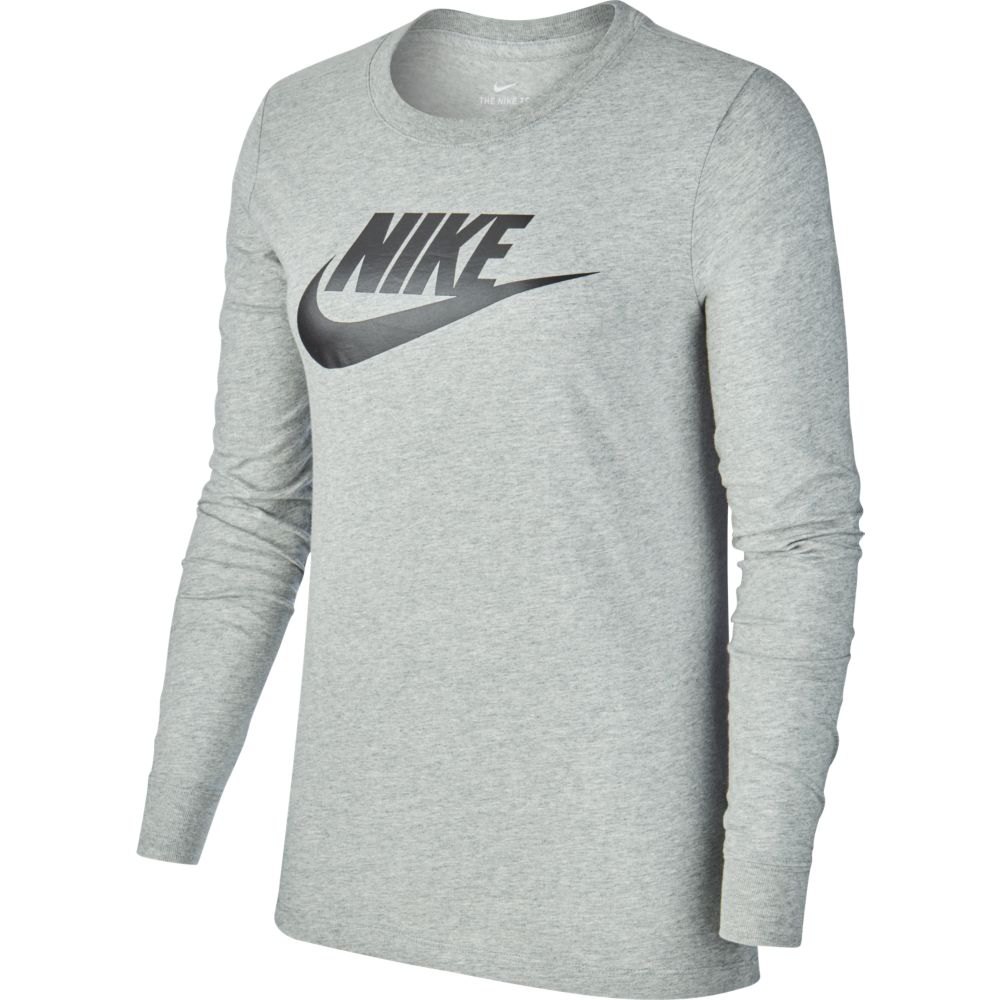 

Футболка с длинным рукавом Nike Sportswear Essential Icon Futura, серый