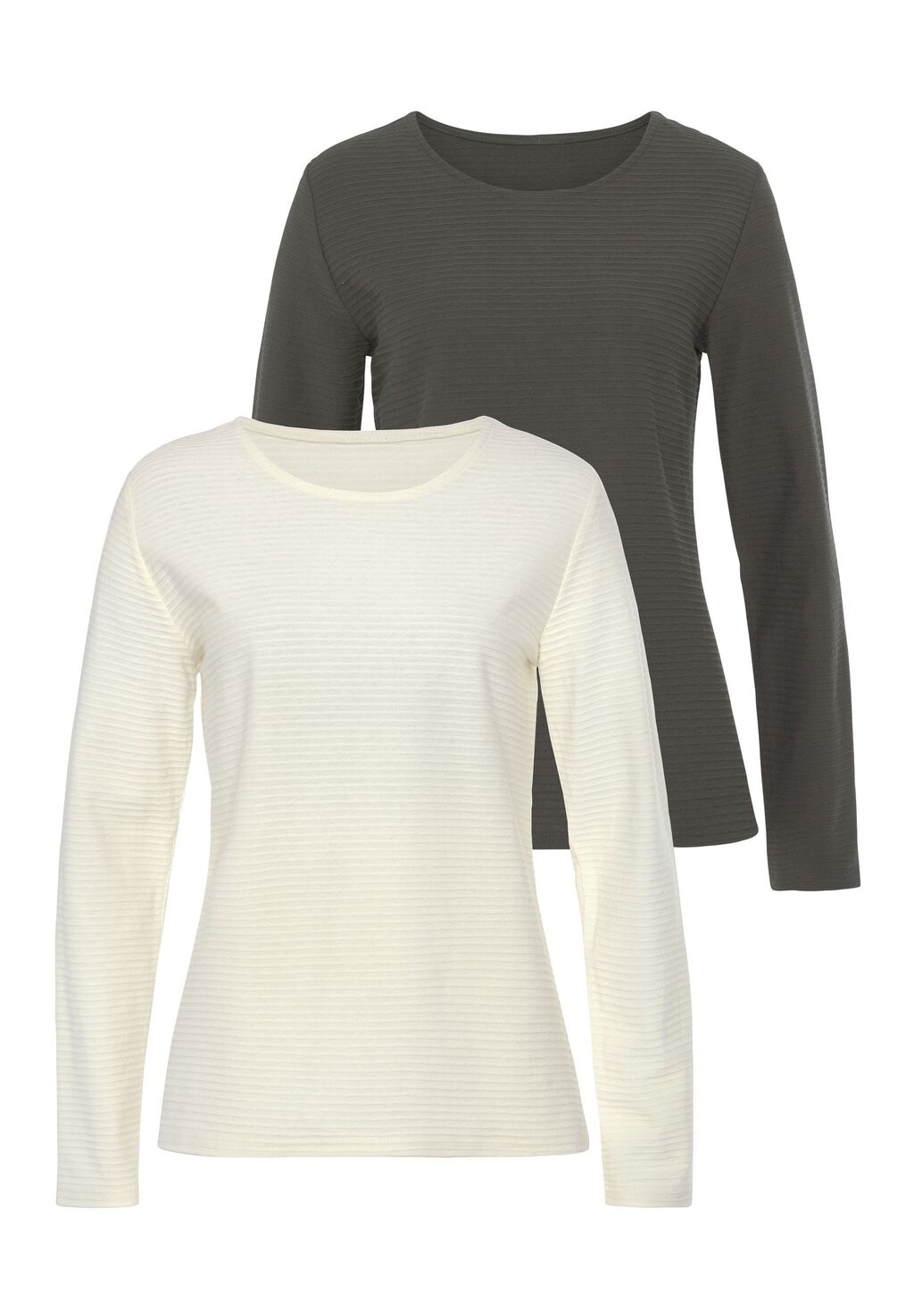 

Рубашка с длинным рукавом LASCANA, цвет khaki creme