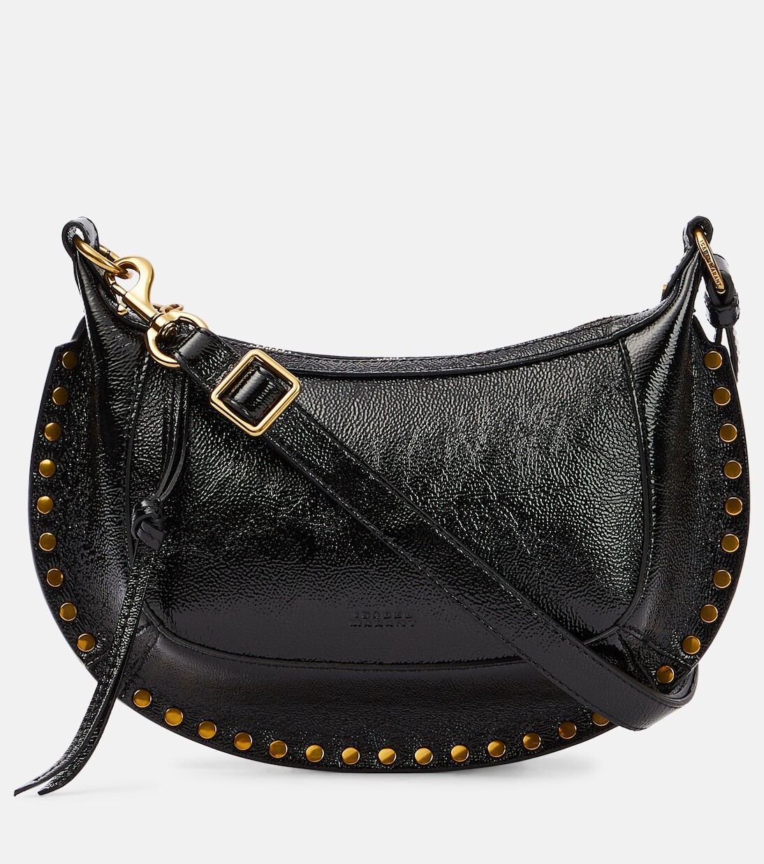 

Oskan moon кожаная сумка на плечо Isabel Marant, черный