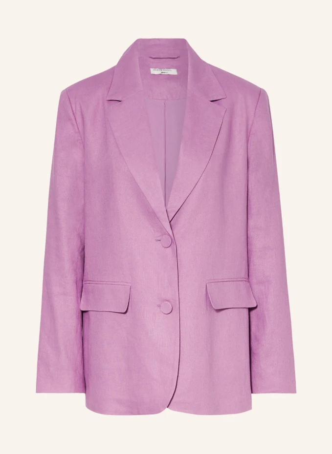 

Блейзер sanna из льна Gina Tricot, фиолетовый