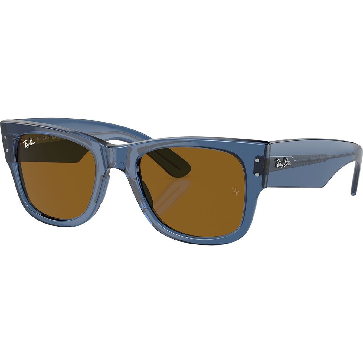 

Солнцезащитные очки mega wayfarer Ray-Ban, цвет blue/brown