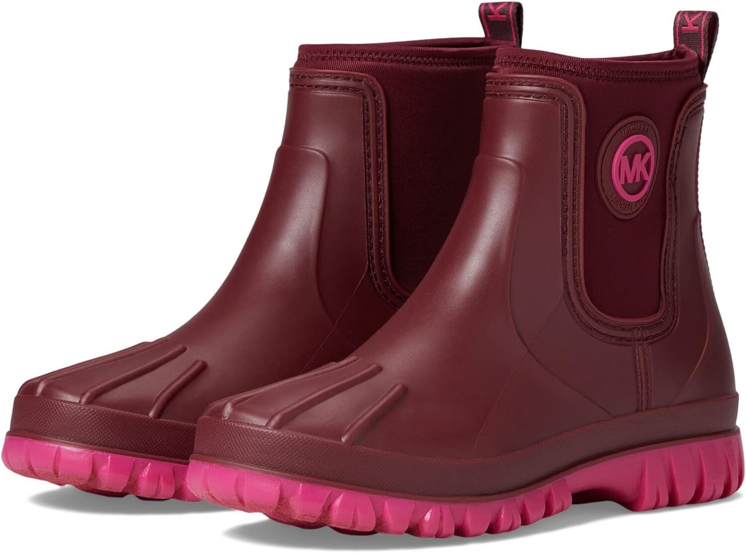 

Резиновые сапоги Tucker Rain Bootie MICHAEL Michael Kors, цвет Merlot Multi
