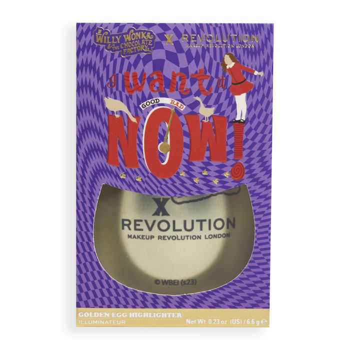 Хайлайтер Willy Wonka Good Egg Highlighter Revolution, 1 unidad кремовый хайлайтер стик для лица beauty magic cream highlighter в форме сердца 7 г