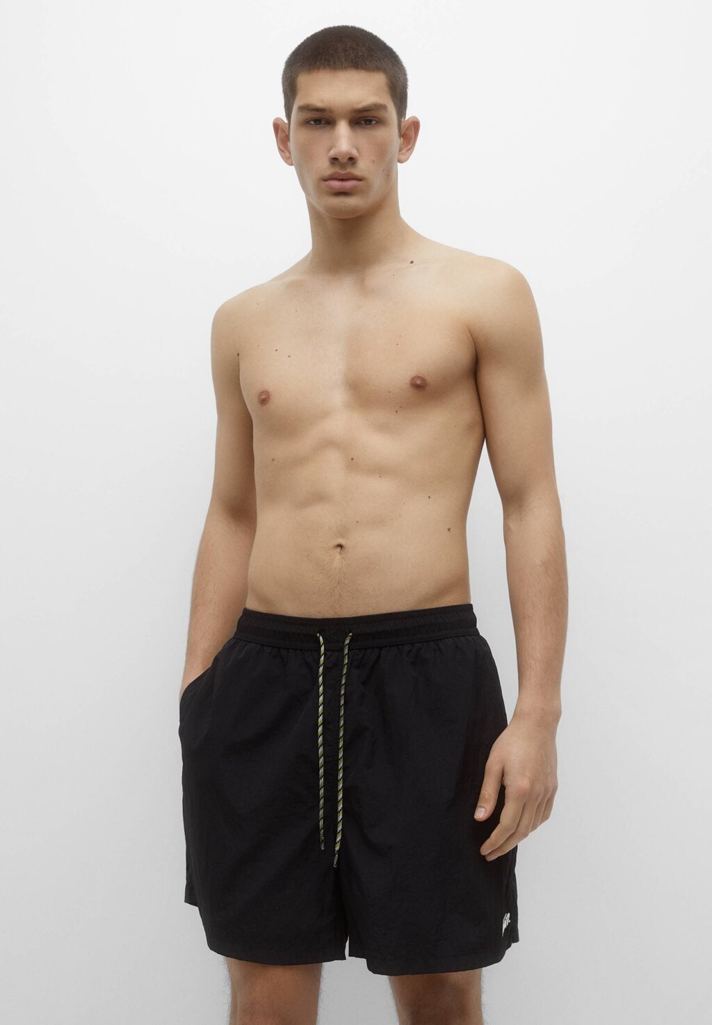 

Шорты для плавания Basic С Эластичным Поясом PULL&BEAR, черный