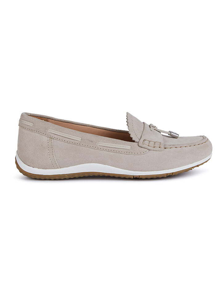 

Мокасины Geox Leder Mokassins Vega Moc, серо-коричневый