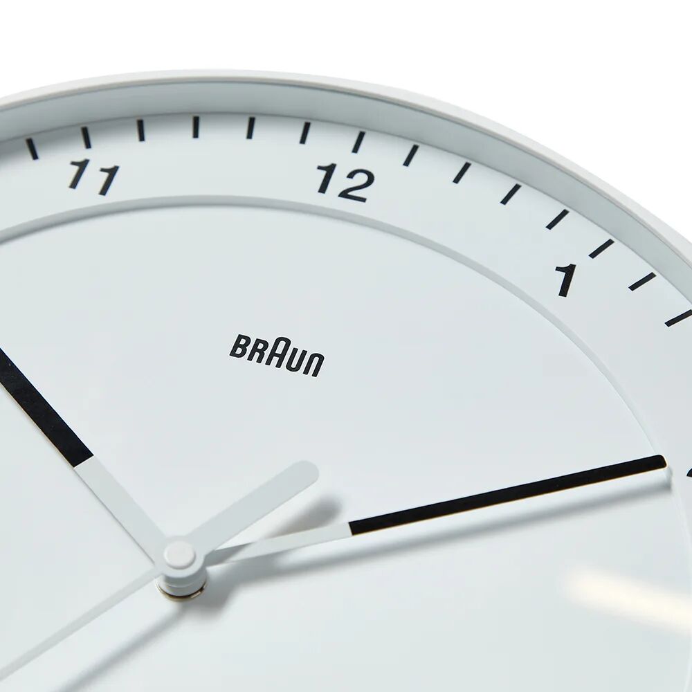 Braun Коричневые большие настенные часы, белый часы настенные atlantis 612a10 коричневые