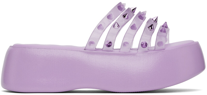 

Пурпурные сандалии Melissa Edition Becky Punk Love Jean Paul Gaultier, Фиолетовый, Пурпурные сандалии Melissa Edition Becky Punk Love Jean Paul Gaultier