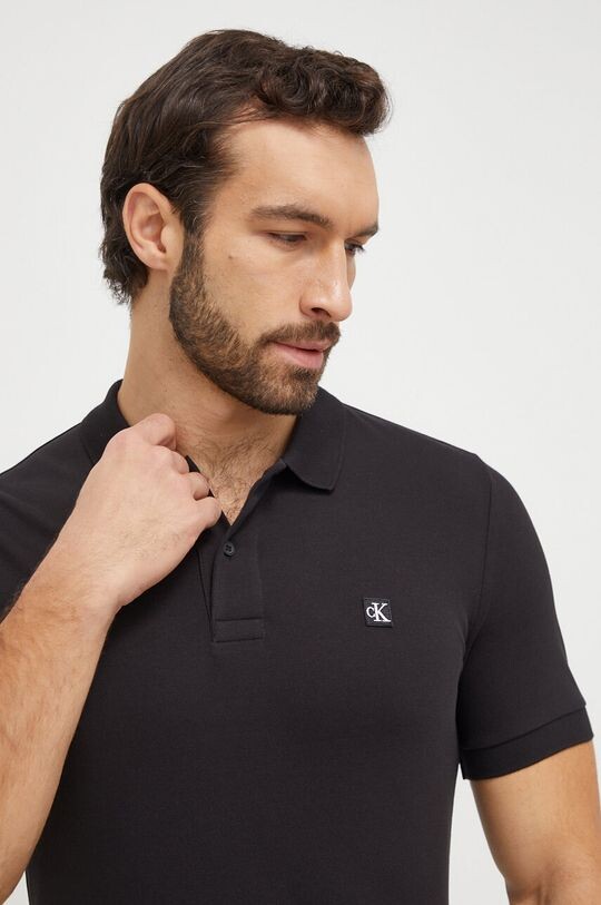 

Поло Calvin Klein Jeans, черный