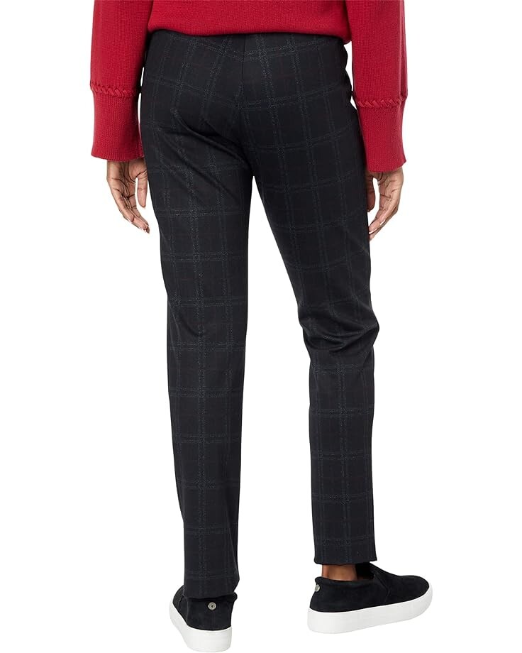 

Брюки Elliott Lauren Gridlock Ponte Pull-On Pants, черный/красный