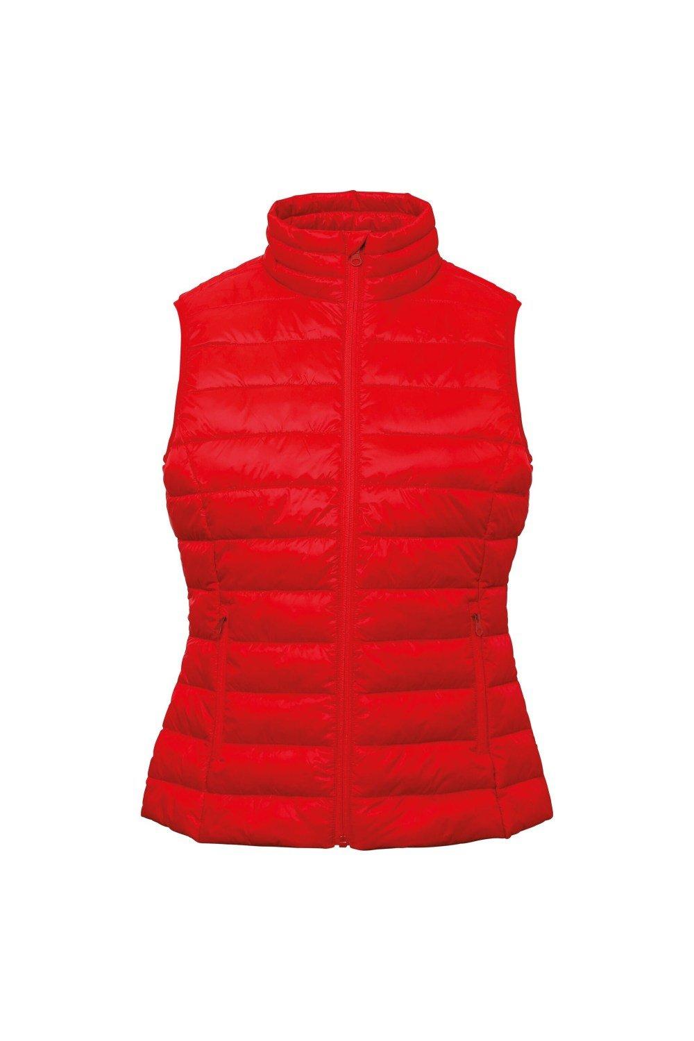 Утепленный жилет без рукавов Terrain 2786, красный зимняя мужская куртка жилет из хлопка без рукавов мужское теплое пальто теплая подкладка мужской приталенный жилет