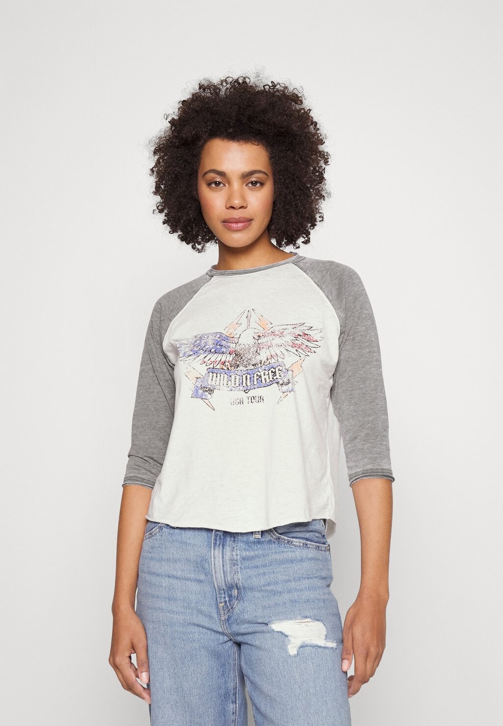 

Топ с длинными рукавами BDG Urban Outfitters, серый