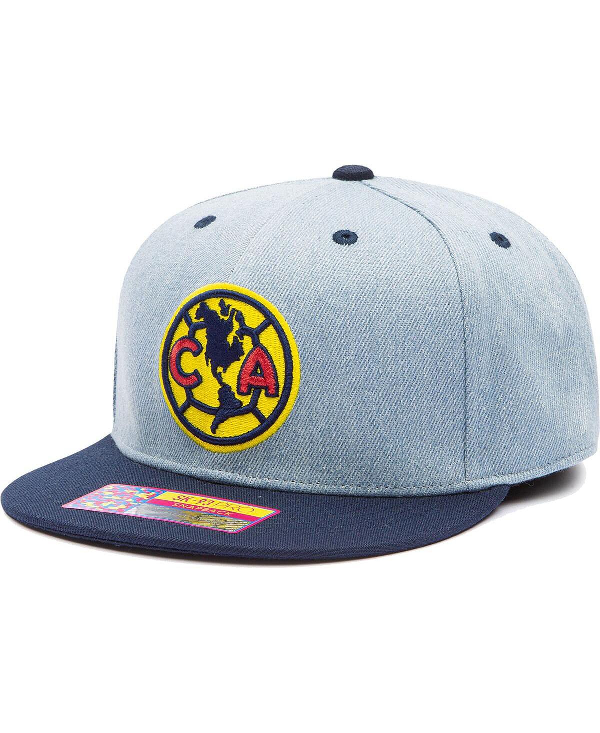 

Мужская джинсовая шляпа темно-синего цвета Club America Nirvana Snapback Fan Ink