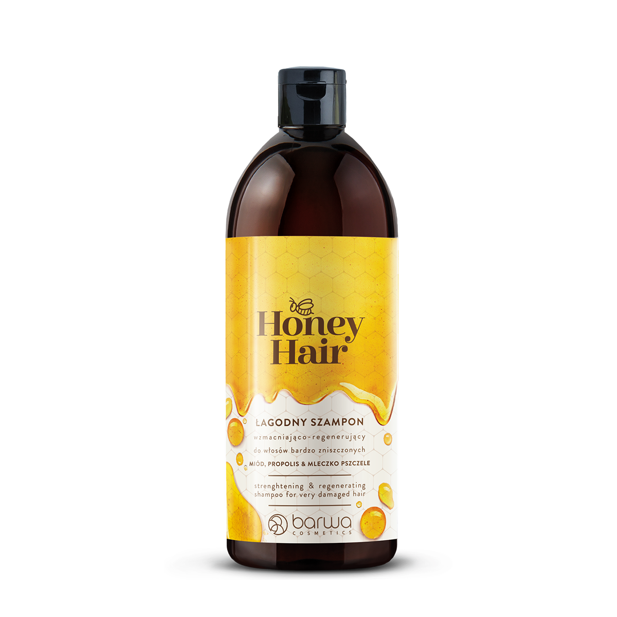 цена Укрепляющий и регенерирующий шампунь для волос Barwa Honey Hair, 500 мл
