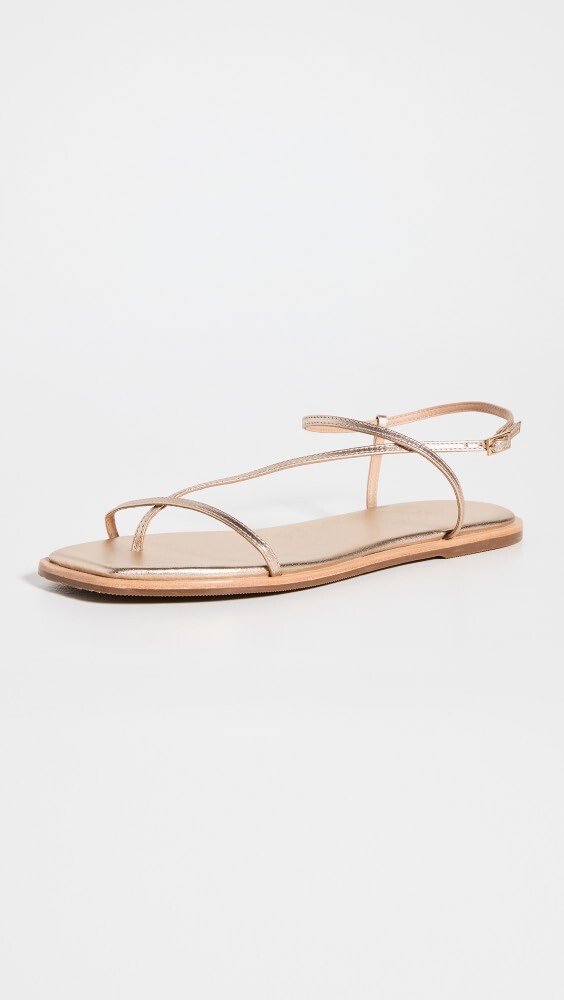 

Сандалии KAANAS Alayta Square Toe Naked, золотой