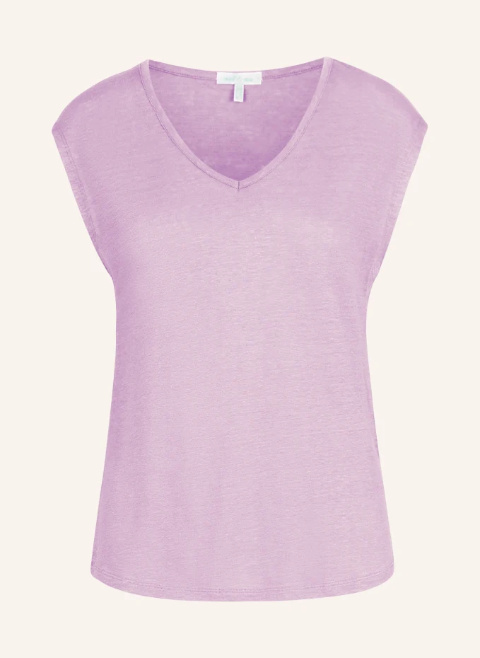 Льняная футболка Mint & Mia, фиолетовый