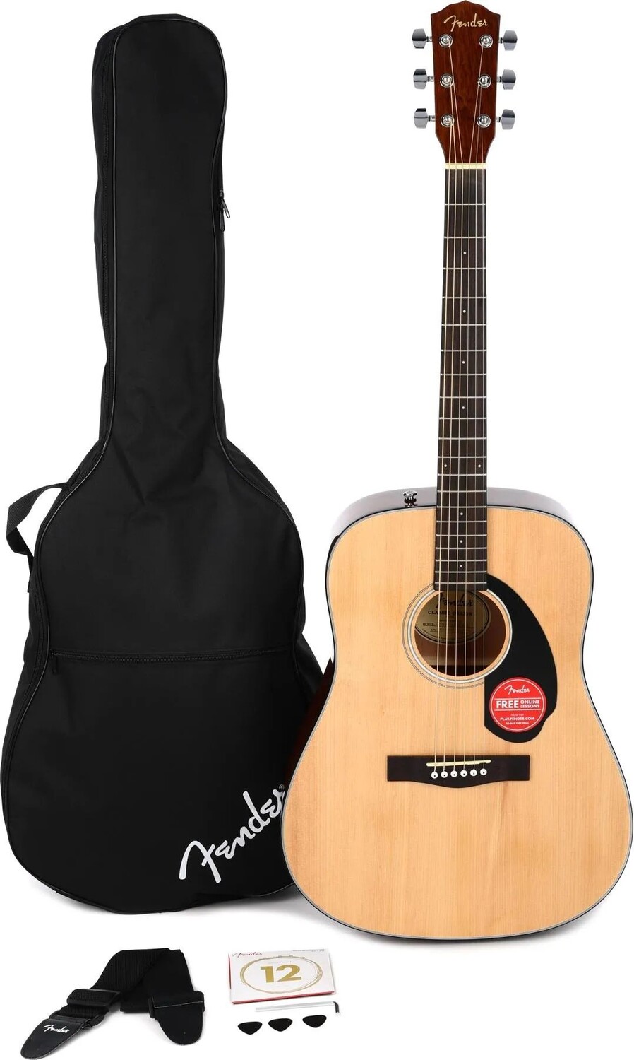 

Пакет Fender CD-60S Dreadnought — натуральный