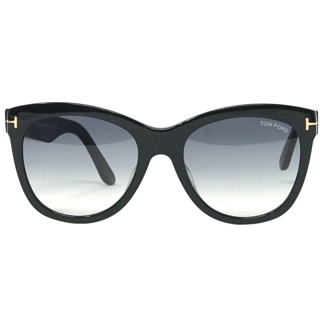 Wallace FT0870-F 01B Черные солнцезащитные очки Tom Ford, черный солнцезащитные очки tom ford авиаторы оправа металл с защитой от уф для мужчин золотой