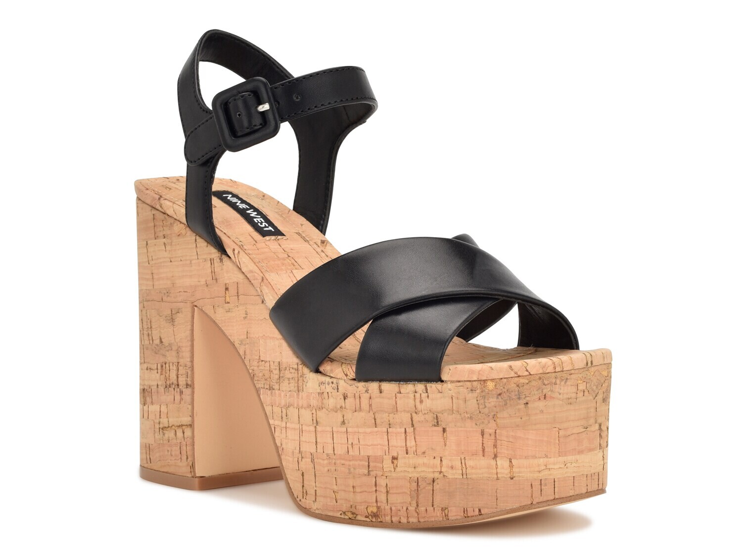 

Сандалии на платформе Nine West Rilay, черный