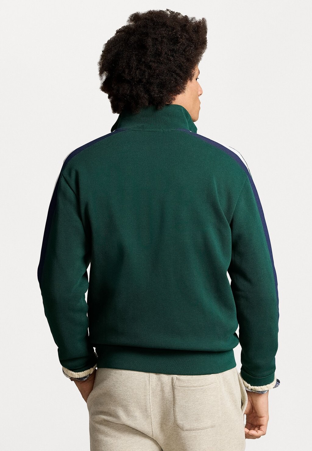 

Толстовка DOUBLE-KNIT MESH TRACK JACKET Ralph Lauren, темно-зеленый