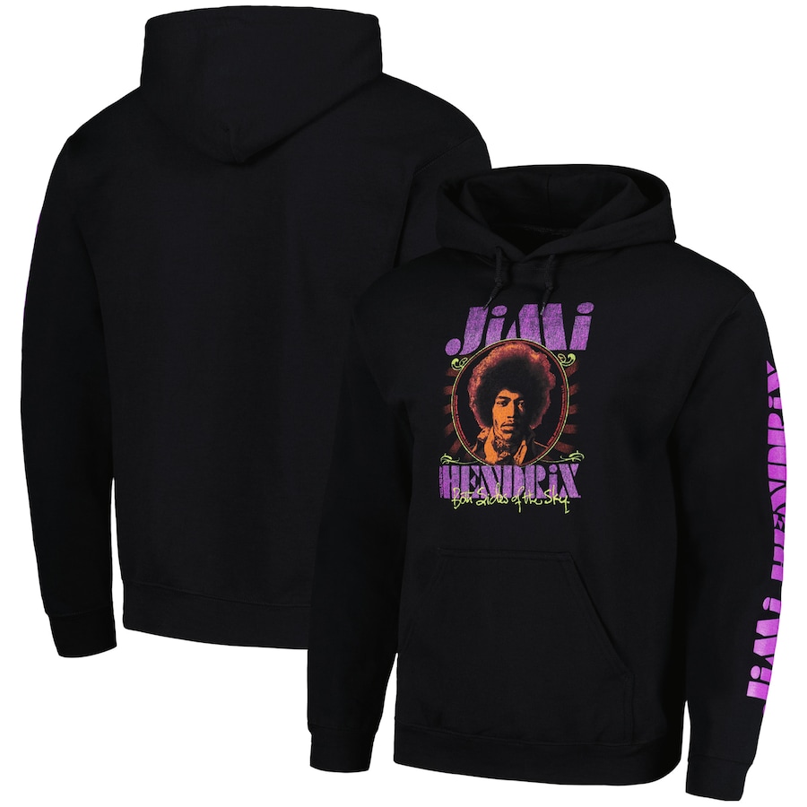 Пуловер с капюшоном Ripple Junction Jimi Hendrix, черный