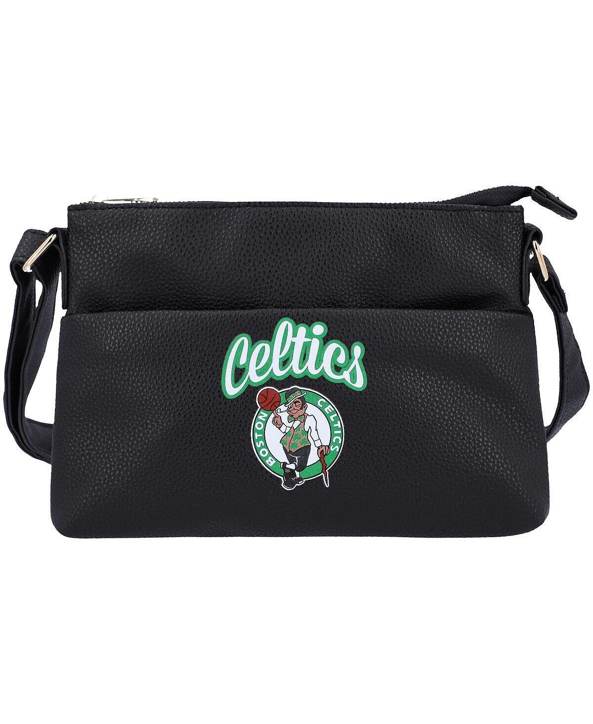 

Женская сумка через плечо с логотипом Boston Celtics FOCO, черный