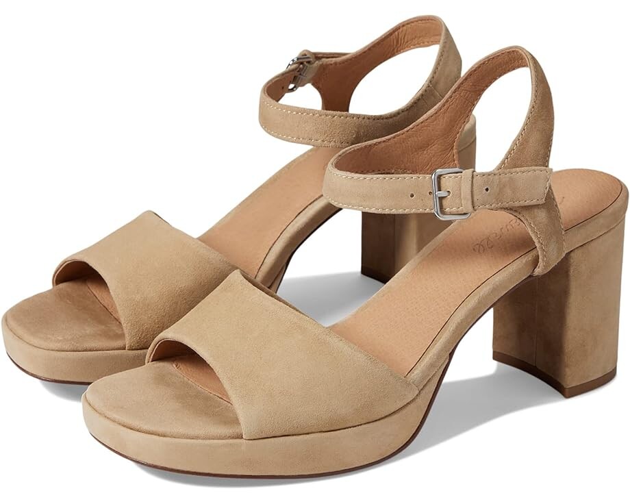 

Туфли Madewell Daphne Platform Heel - Suede, цвет Earthen Sand