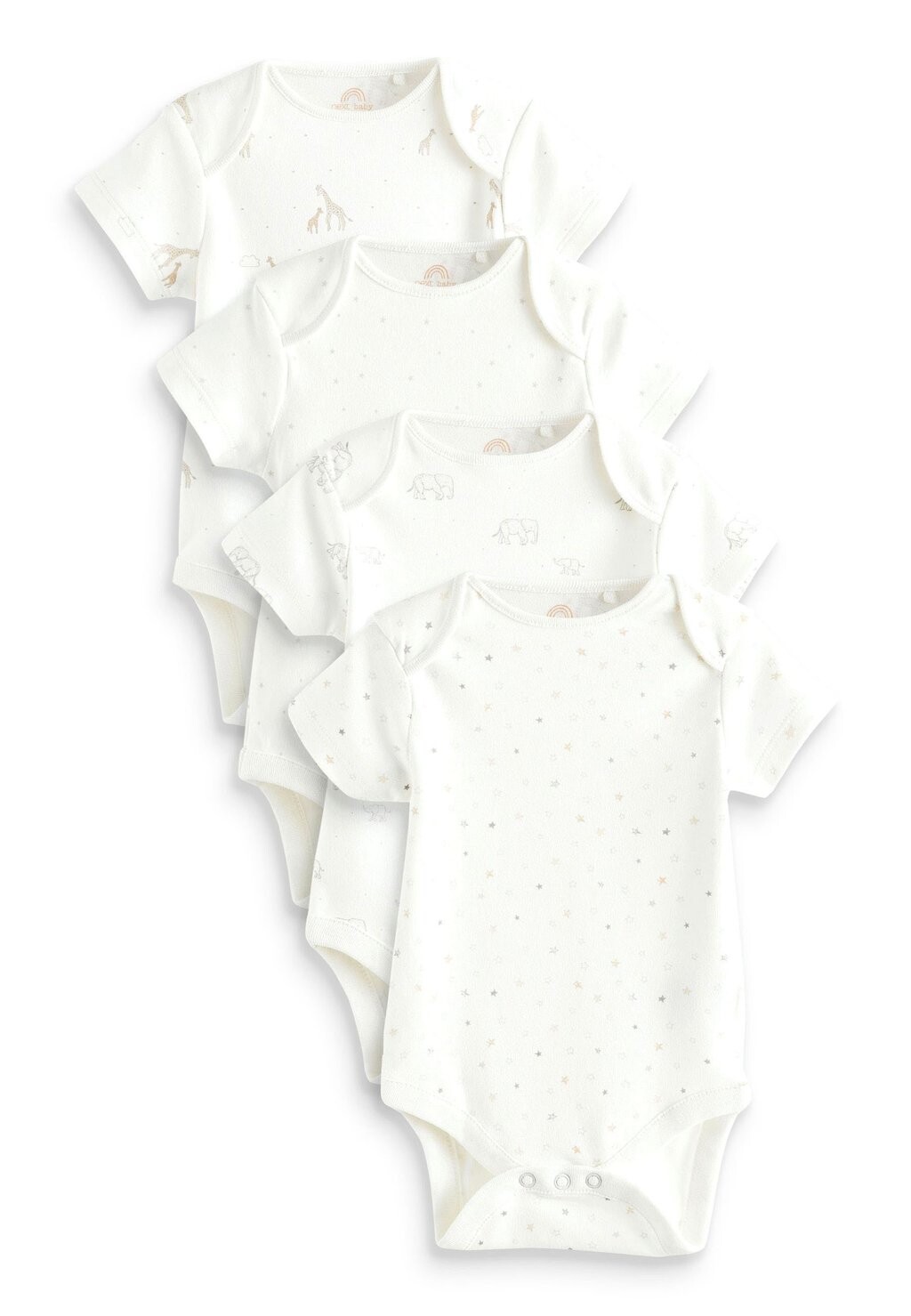 

Боди 4-PACK Next, цвет delicate white