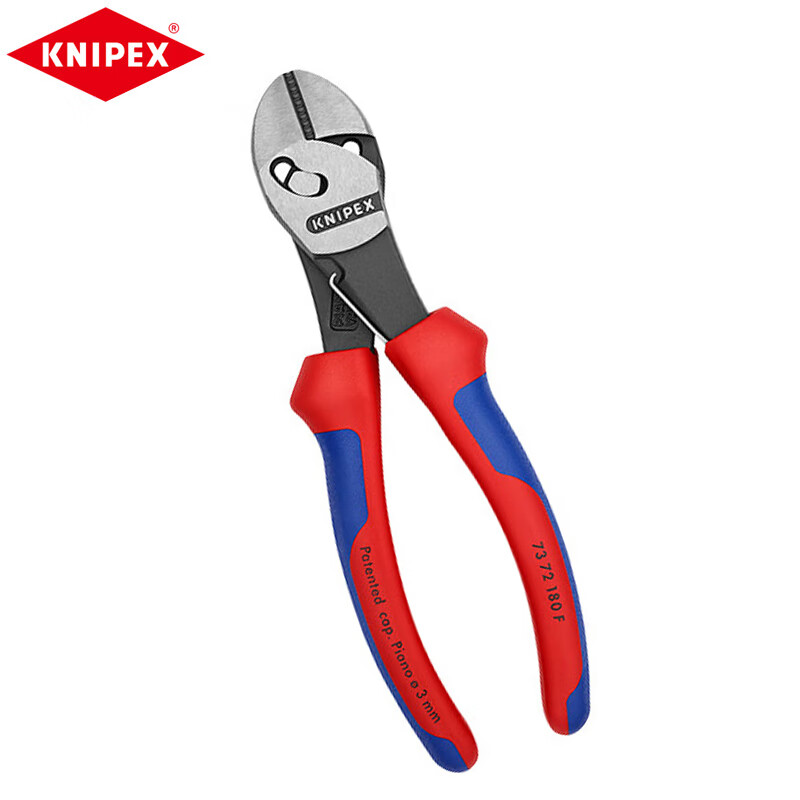 KNIPEX 73 72 180F супер-экономичные диагональные клещи пошаговые сверхмощные и экономичные в эксплуатации клещи-ножницы с возвратной пружиной