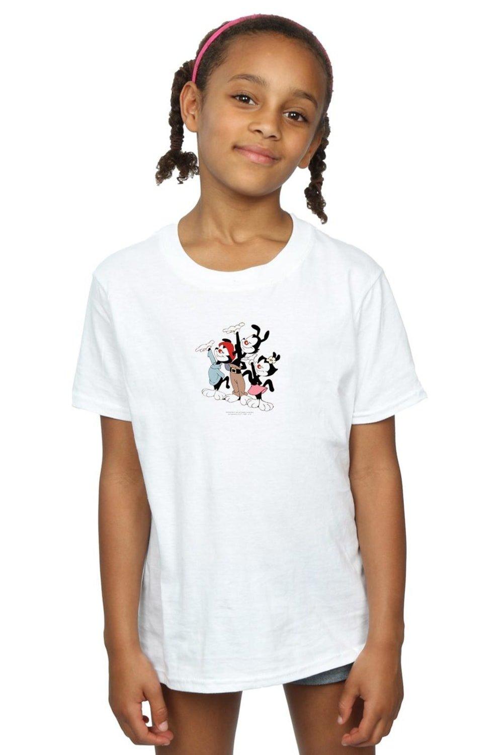 Хлопковая футболка Ta Da Animaniacs, белый ta da chair black