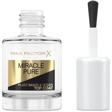 Miracle Pure Nail Care Веганское верхнее покрытие 12 мл, Max Factor верхнее топ покрытие jeanmishel nail care 6 мл