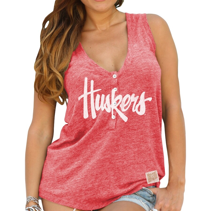 

Топ Original Retro Brand Nebraska Huskers, алый
