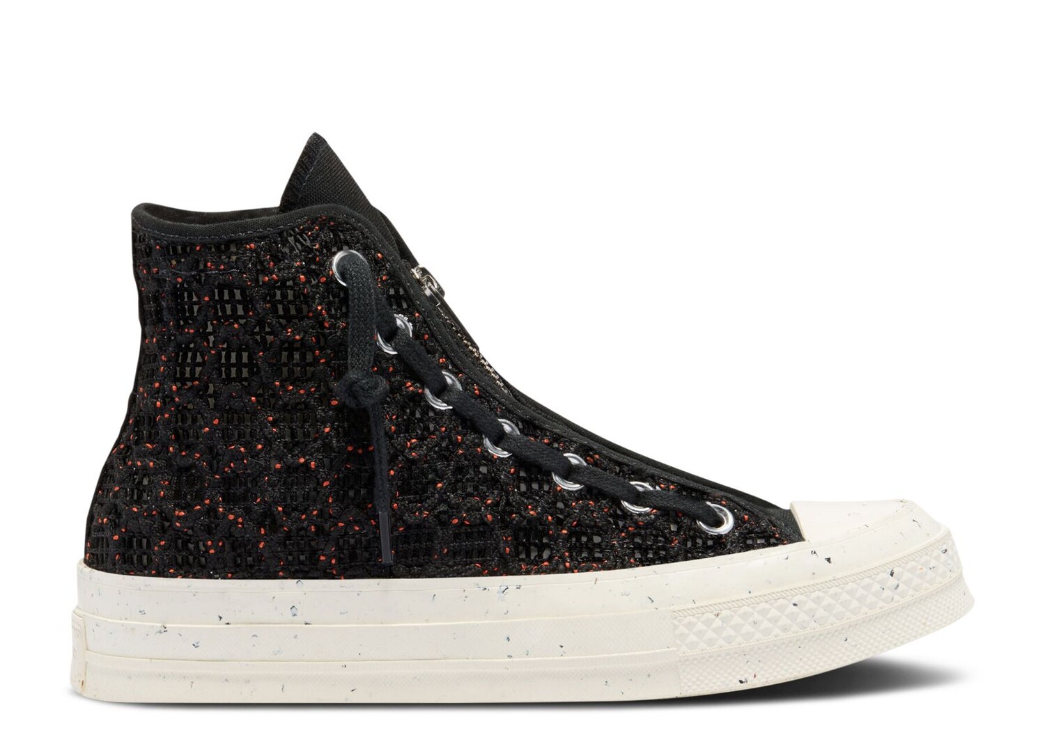 

Кроссовки Converse Wmns Chuck 70 High 'Speckled Black Crochet', черный