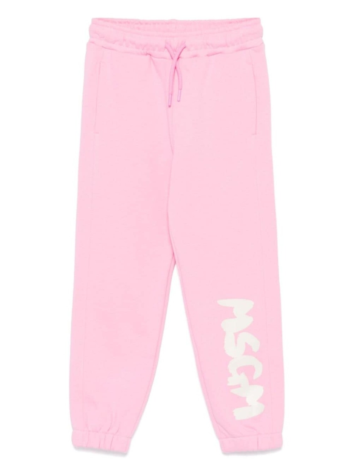 

MSGM Kids спортивные брюки с логотипом, розовый
