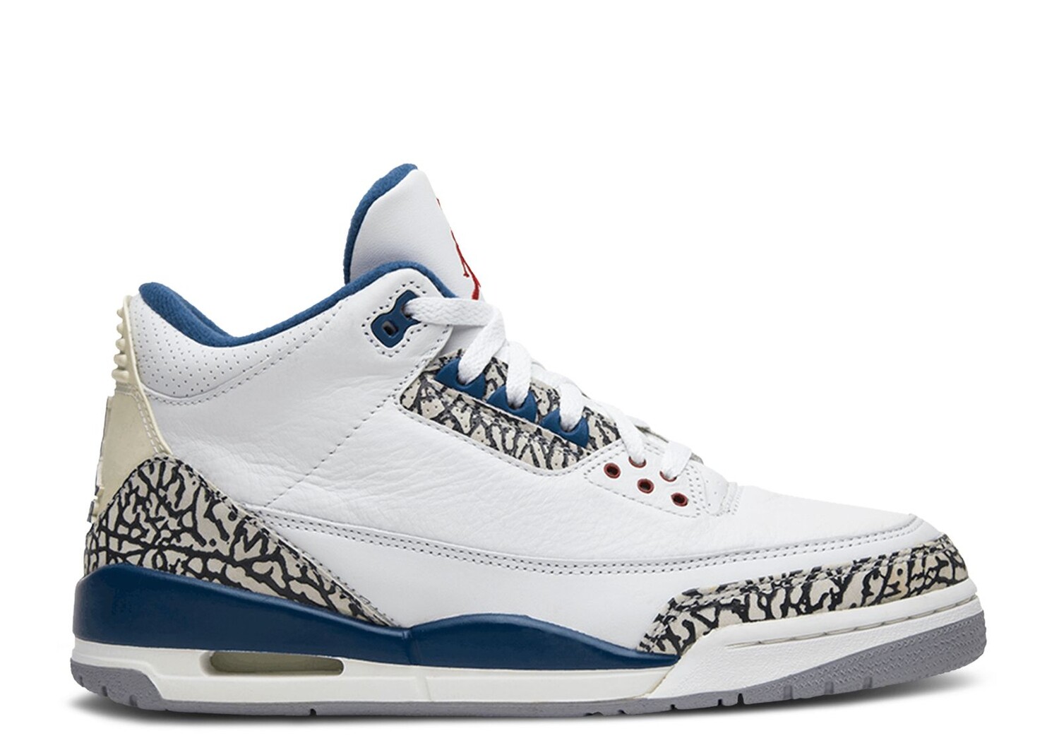 Кроссовки Air Jordan Air Jordan 3 Retro 'True Blue' 2009, белый кроссовки мужские nike jordan jumpman team ii